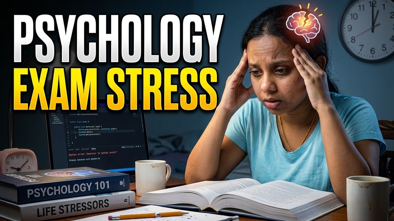 Stressful days|Psychology exam|OOP viva|Life at SLIIT|Starting to learn java for 12 hours