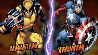 Which is Stronger Vibranium or Adamantium? | #Marvel #facts #comicforce