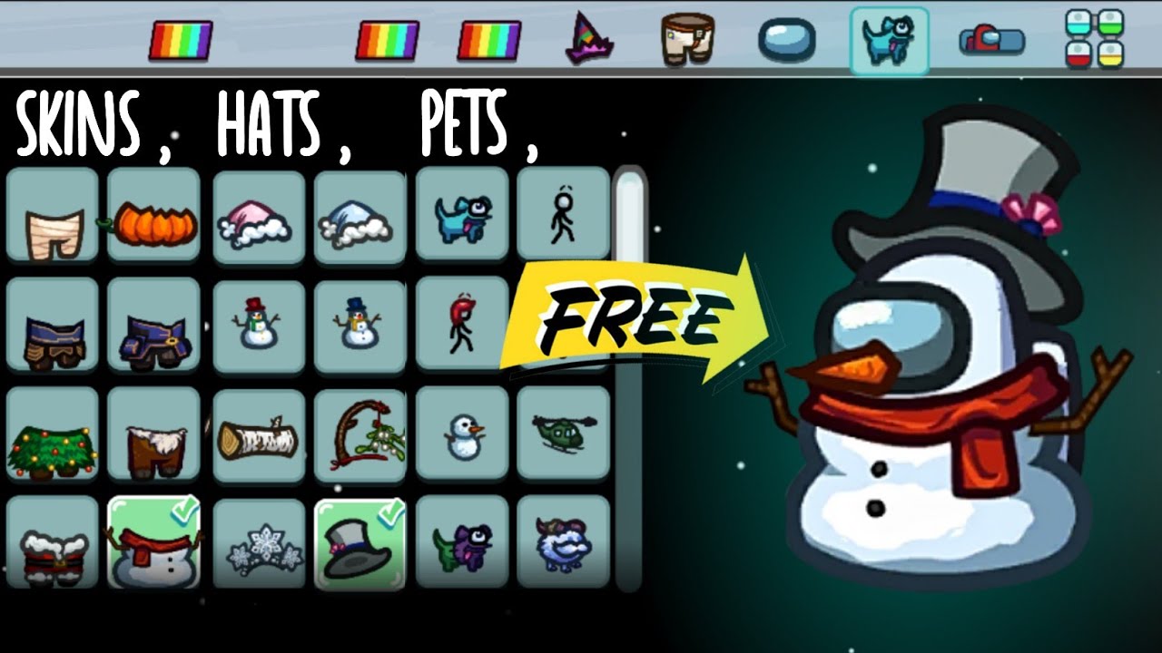 HOW TO UNLOCK ALL SKINS, PETS & HATS IN AMONG US! GET FREE SKINS IN AMONG US  2021 