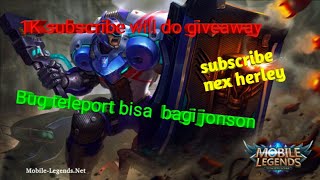 tutorial jonson for fun+bug teleport