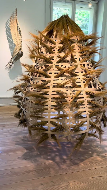 A basket displayed in Sophienholm in Copenhagen in July 2024