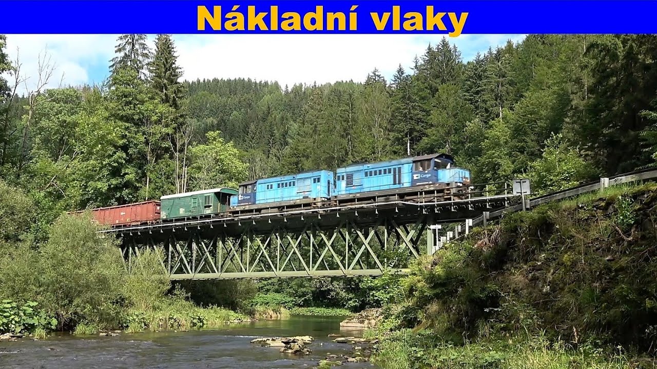 Dlouhé nákladní vlaky na lokálce z Rokytnice n. Jiz. do Martinic v Krk.. aneb, když to ještě jezdilo