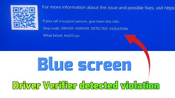 How to fix Driver Verifier detected violation Error Blue screen