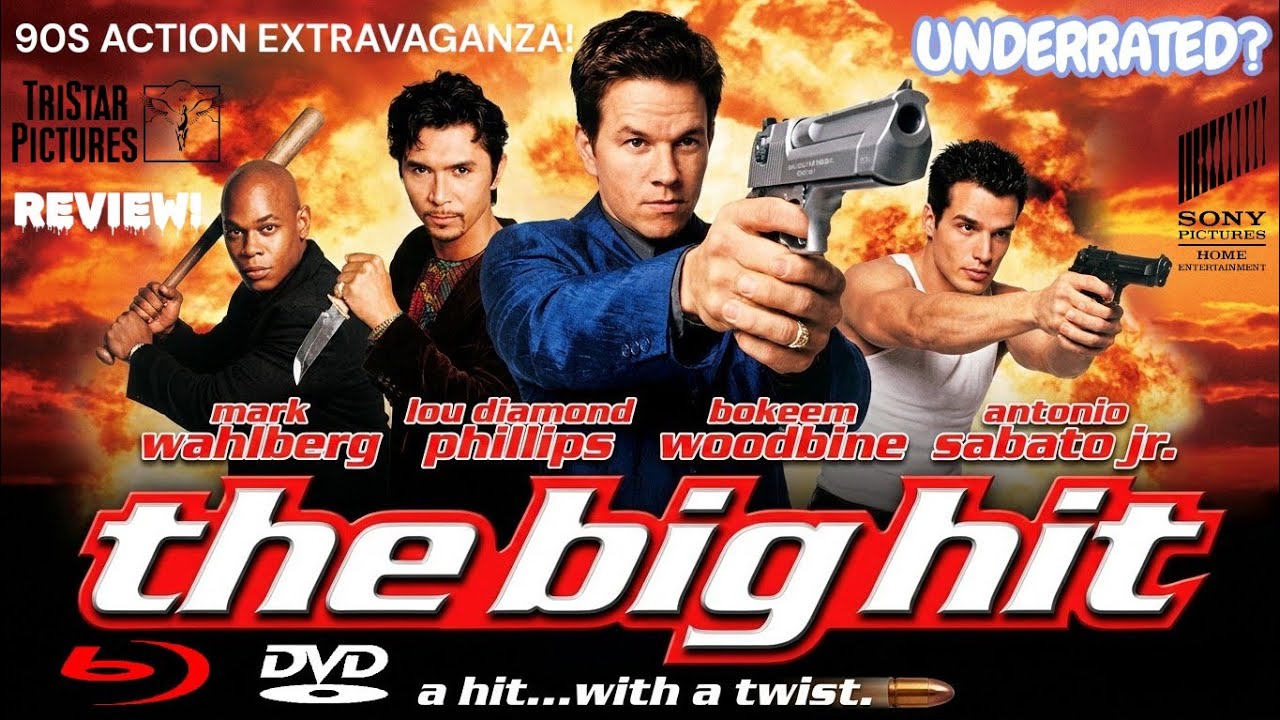 THE BIG HIT(1998) BLU-RAY - DVD REVIEW! MARK WAHLBERG, LOU DIAMOND