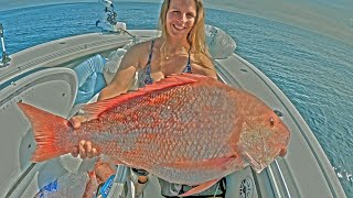 EASY Red Snapper Limits out of Naples, Florida in the Gulf of Mexico *Catch, Clean and Cook*