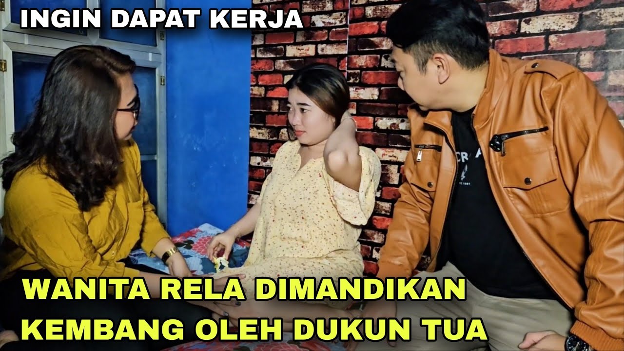 WANITA RELA DI MANDIKAN KEMBAMG OELH DUKUN TUA | kisah gus syafaat