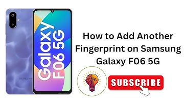 🔥 How to Add Another Fingerprint on Samsung Galaxy F06 5G (2025) 🔐 | Easy Setup! ✅📱