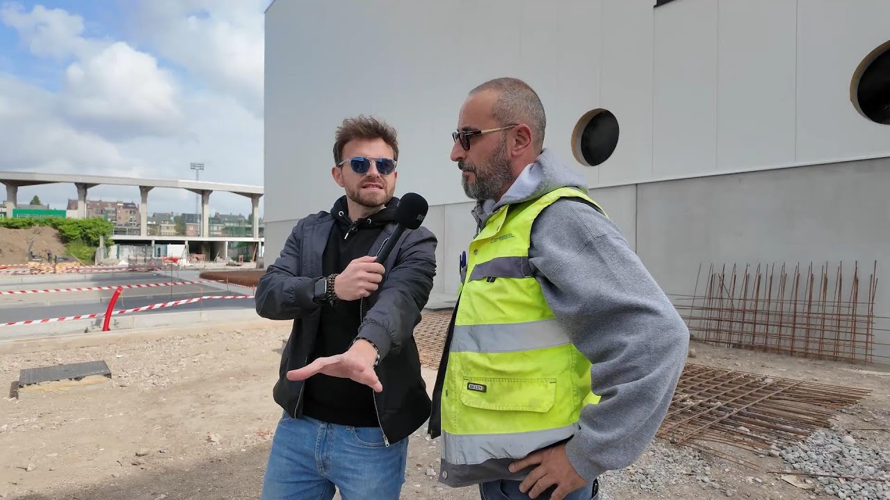 À 1 mois de l’inauguration : au cœur de La Louvière et du chantier du Stade !🎥