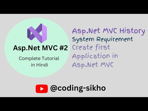 Asp.Net MVC History | System Requirement | Create First Application in MVC | Asp.Net MVC #2