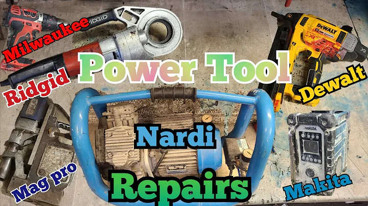 Repairing Powertools in the workshop, Ridgid, Makita, Dewalt, Milwaukee, Nardi ,MagPro tools