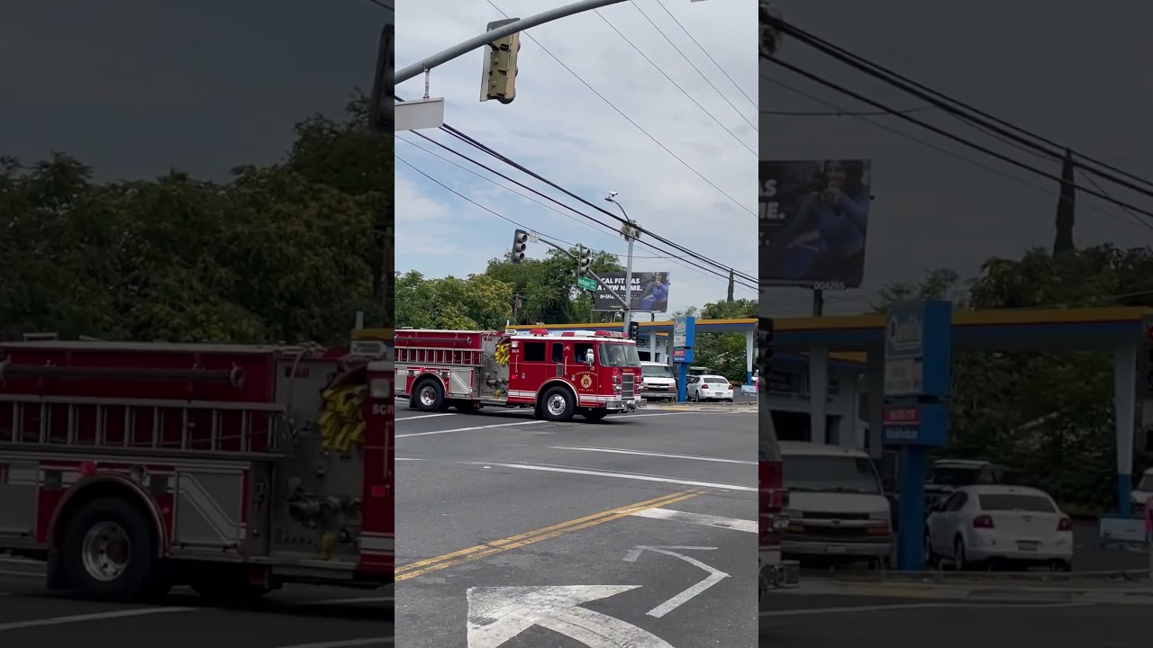 Sacramento Fire Department (Reserve) Engine 15 Responding