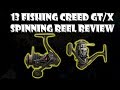 13 Fishing Creed GT and Creed X Spinning Reel Review (T-Day Ep 5) - YouTube 13 Fishing Creed GT and Creed X Spinning Reel Review (T-Day Ep 5) - YouTube