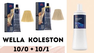 WELLA KOLESTON 10/1 &amp; 10/0 FORMULA - 4% WELLXON DEVELOPER