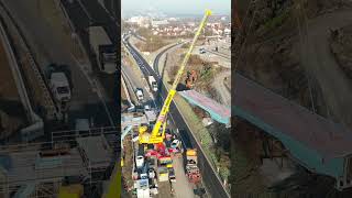 42t über der B27 – Premiereeinsatz des brandneuen LTM 1400-6.1! 🏗️