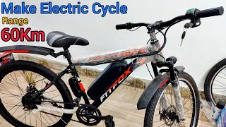 How to Make Electric cycle at Home | Make your cycle electric bike screenshot 1