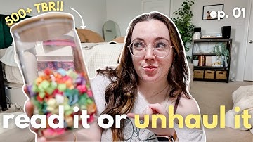 Read It or Unhaul It Ep. 1 📖 I have to read or unhaul these books!