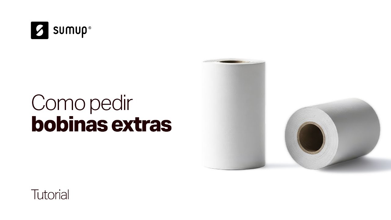 Tutorial SumUp | Como pedir bobinas extras