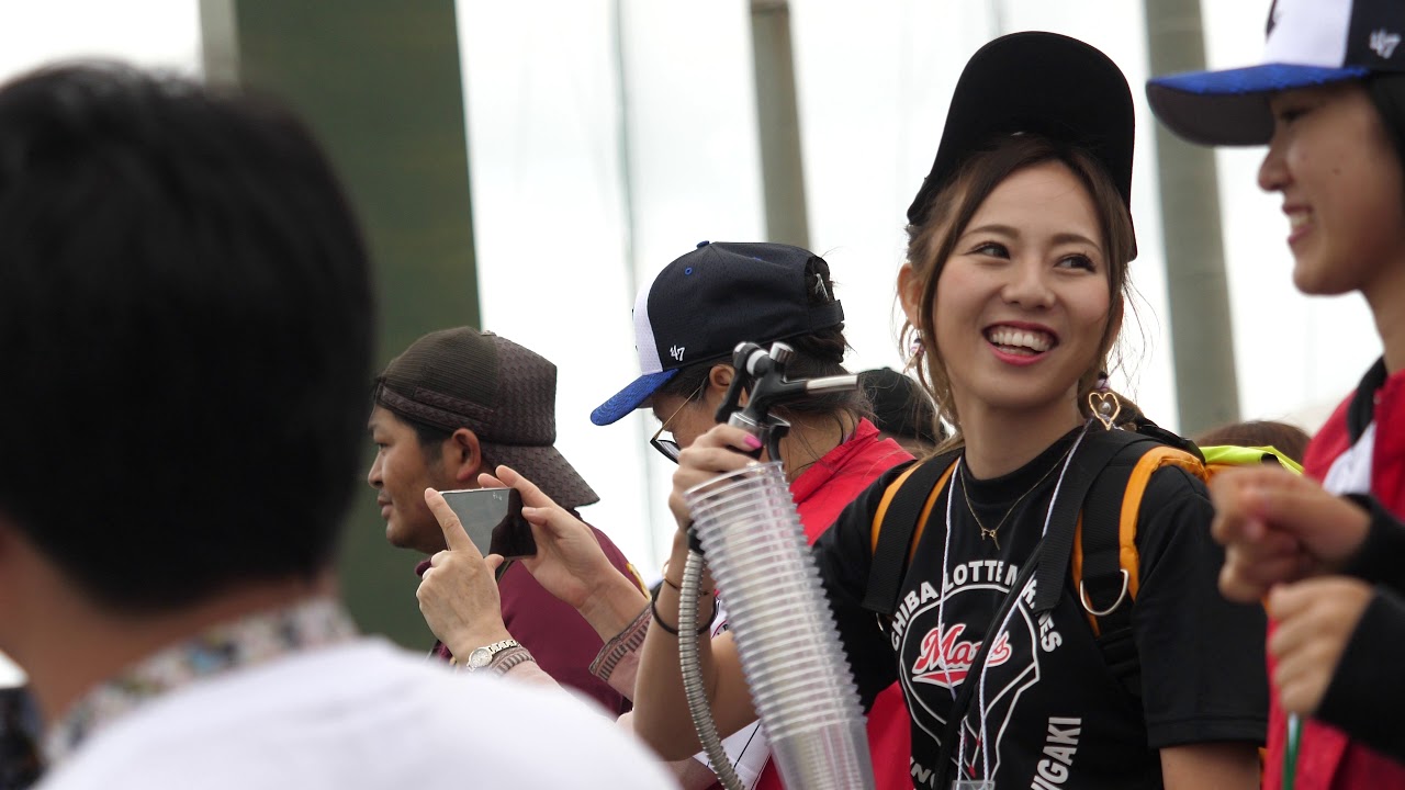 かわいいっ 今井さやか ビール樽背負って応援曲踊る 樂天桃猿 樂天女孩 Rakutengirls 彩香 Japanese Dancing Beer Girl 08 沖縄県石垣島 Youtube