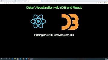 Data Visualization With D3 and React - 2: Adding an SVG Canvas with D3