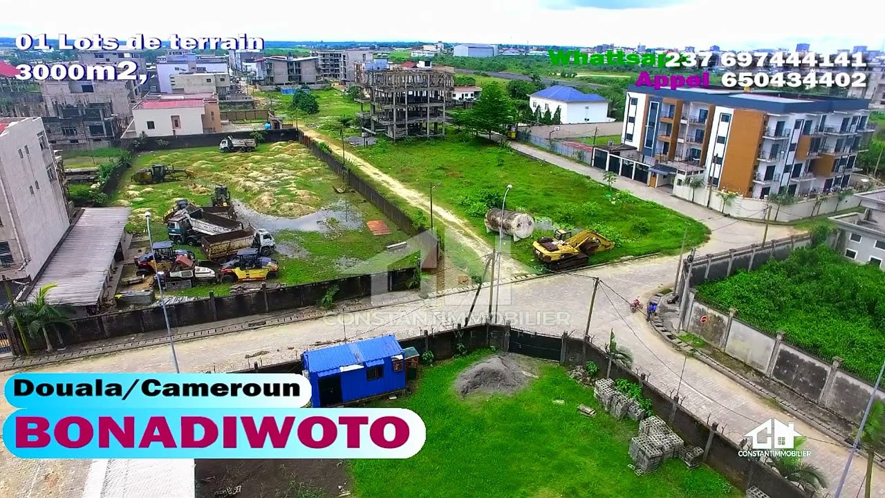 Douala-Bonadiwoto...3000m2....mutation directe....1000m2 à vendre(morcellement).....prix:500.000f/m2