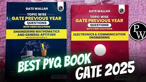 Best PYQ Book for GATE | Chapter wise Text & Video Solutions | QR issue solved 😊Check Description