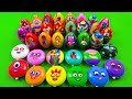 Mixing Colorful Slime🌈 Unboxing Numberblocks in Rainbow EGGS Surprises CLAY! Satisfying ASMR Video