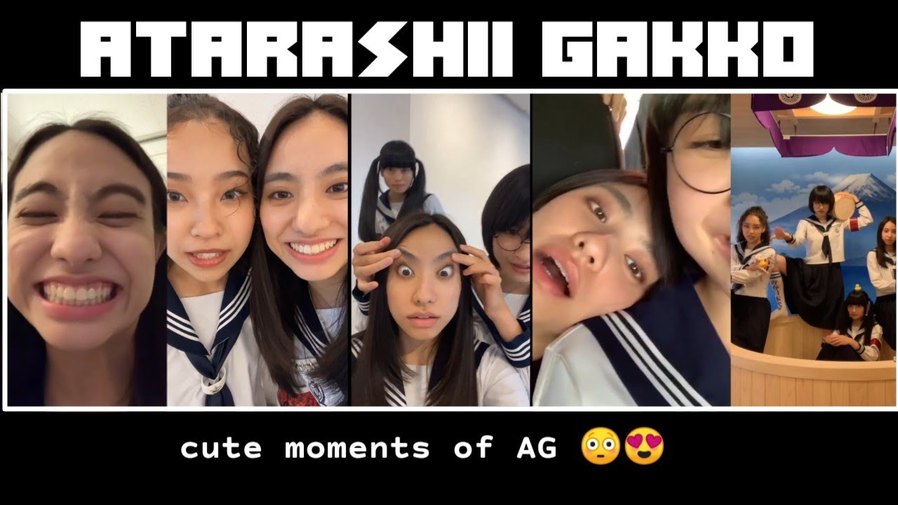 Here some cute moments of atarashii gakko that will melt your 💛