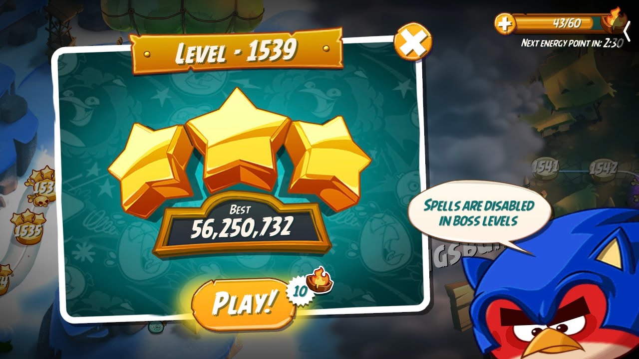 Angry Birds 2 Level 1539 | Level 1539 | Angry Birds 2 | Angry Birds | A B 2 | AB2 | AB2