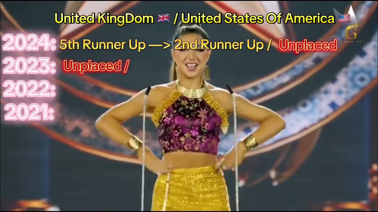 MISS GRAND UNITED KINGDOM  UNITED STATES OF AMERICA 2024 2021