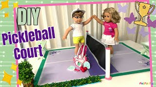 DIY American Girl Pickleball Sports Court