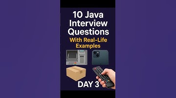 Java Interview Questions Day 3 – With Real-Life Examples