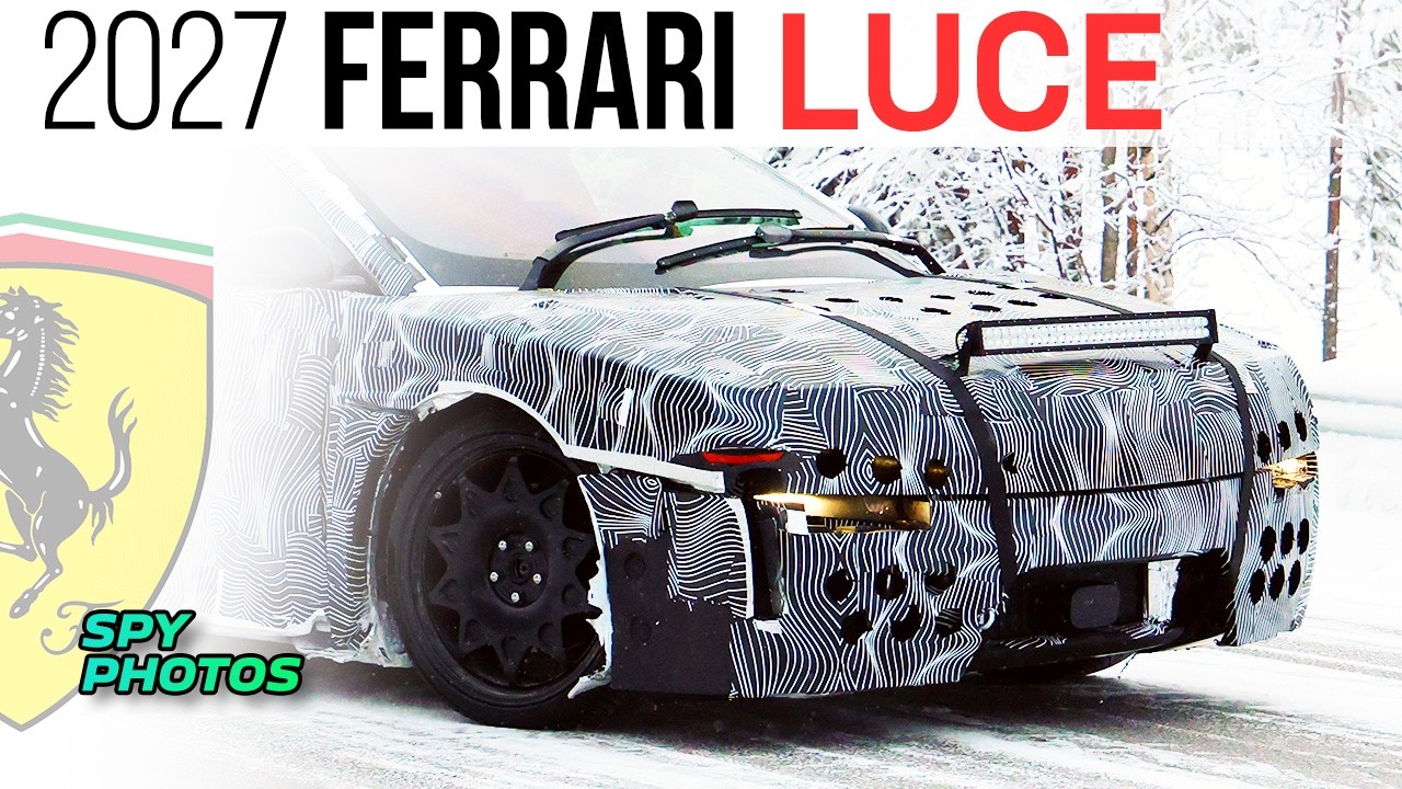 Шпионские фотографии: Ferrari Luce 2027 года (да, под курятником есть машина)