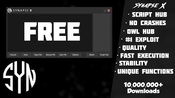 Synapse X Free! -  Best Roblox Hack : Level 7, Full Lua, Admin Panel, OverPowered!