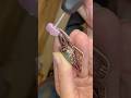 Not a single wrap that comes out of my studio skips this step. #wirewrappedjewelry #jewelry #artist