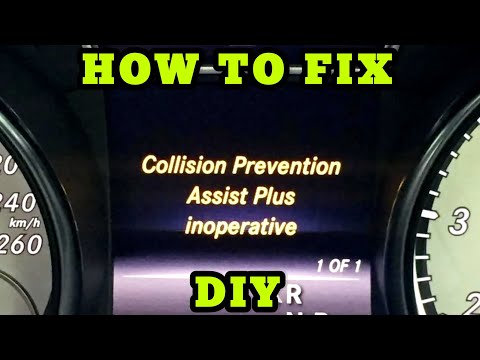 Mercedes COLLISION PREVENTION ASSIST INOPERATIVE | HOW TO FIX DIY