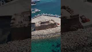 Paphos Harbour From Above - Drone Flight