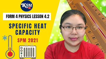 Lesson 4.2 SPECIFIC HEAT CAPACITY Form 4 KSSM #1