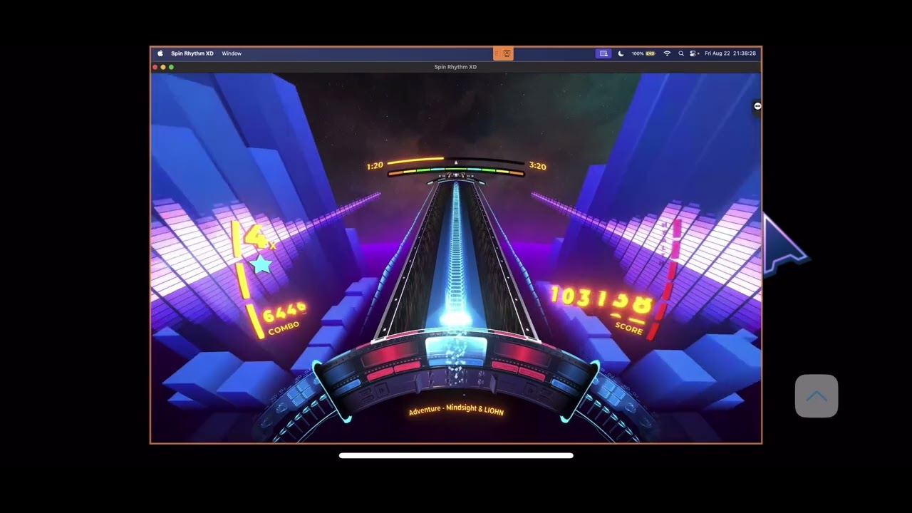 Spin Rhythm XD Ep. 1096: Mindsight & LIOHN - Adventure. 252K score. Level 1119.