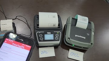 using AGen to print via mobile printer with ESC/POS language, ZPL language and CPCL language