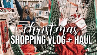 CHRISTMAS SHOPPING VLOG + HAUL | VLOGMAS DAY 1 | VLOGMAS 2020