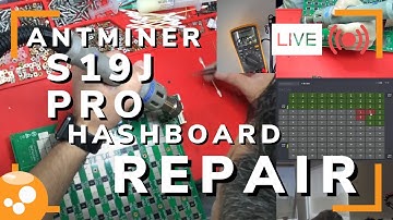 Antminer S19j Pro Hashboard Repair - Bitcoin ASIC Miner Repair LIVE - 009