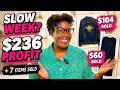 Slow week! $236 Profit in 1 Week Reselling (Only 7 Items Sold!) | Poshmark, Depop, eBay