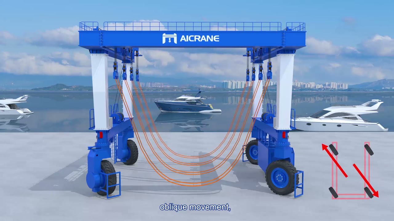 Mobile Boat Hoist for SaleUsed for Transferring Boat, Ships YouTube
