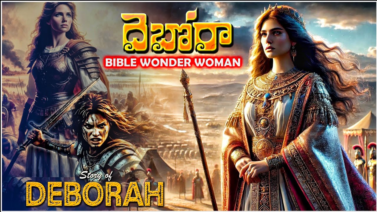 DEBORAH IN BIBLE - దెబోరా కధనం - WONDER WOMEN, PROPHETESS, FEMALE JUDGE, DEBORA STORY IN BIBLE WOMAN