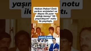 Hakan Peker! yıllar önce çekilen fotoğrafı sosyal medya hesabında paylaştı.