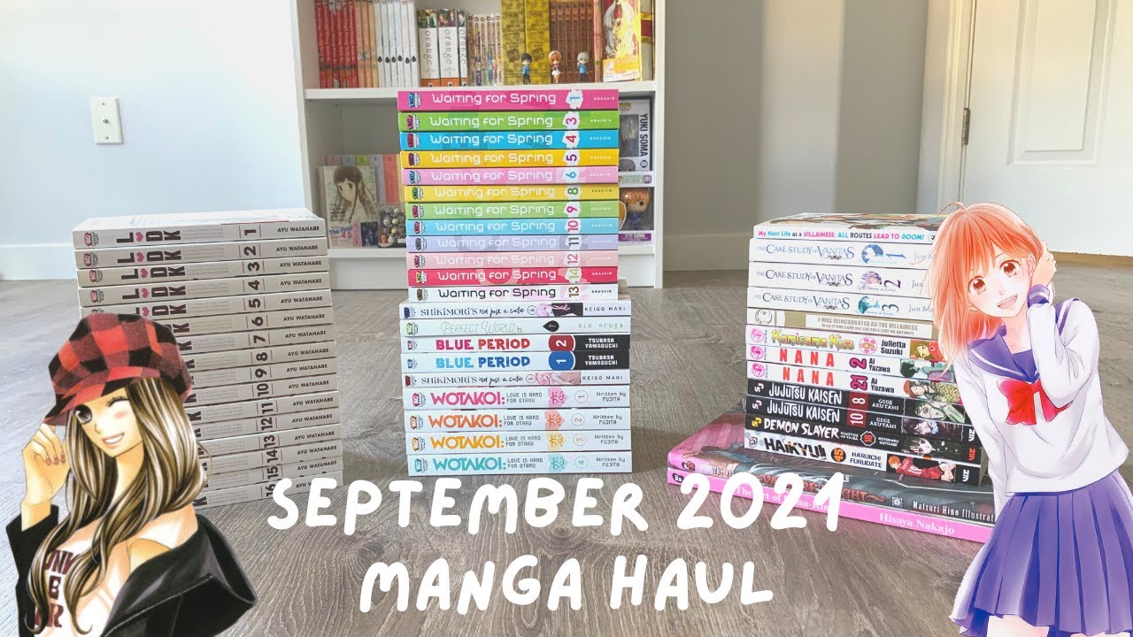 manga & artbook haul ✧ // september 2021 (50+ volumes)