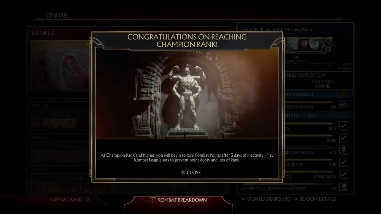 Mortal Kombat 11 Kombat League Season 3 Part4 (Skarlet &Scorpion Matches) Road to God Rank