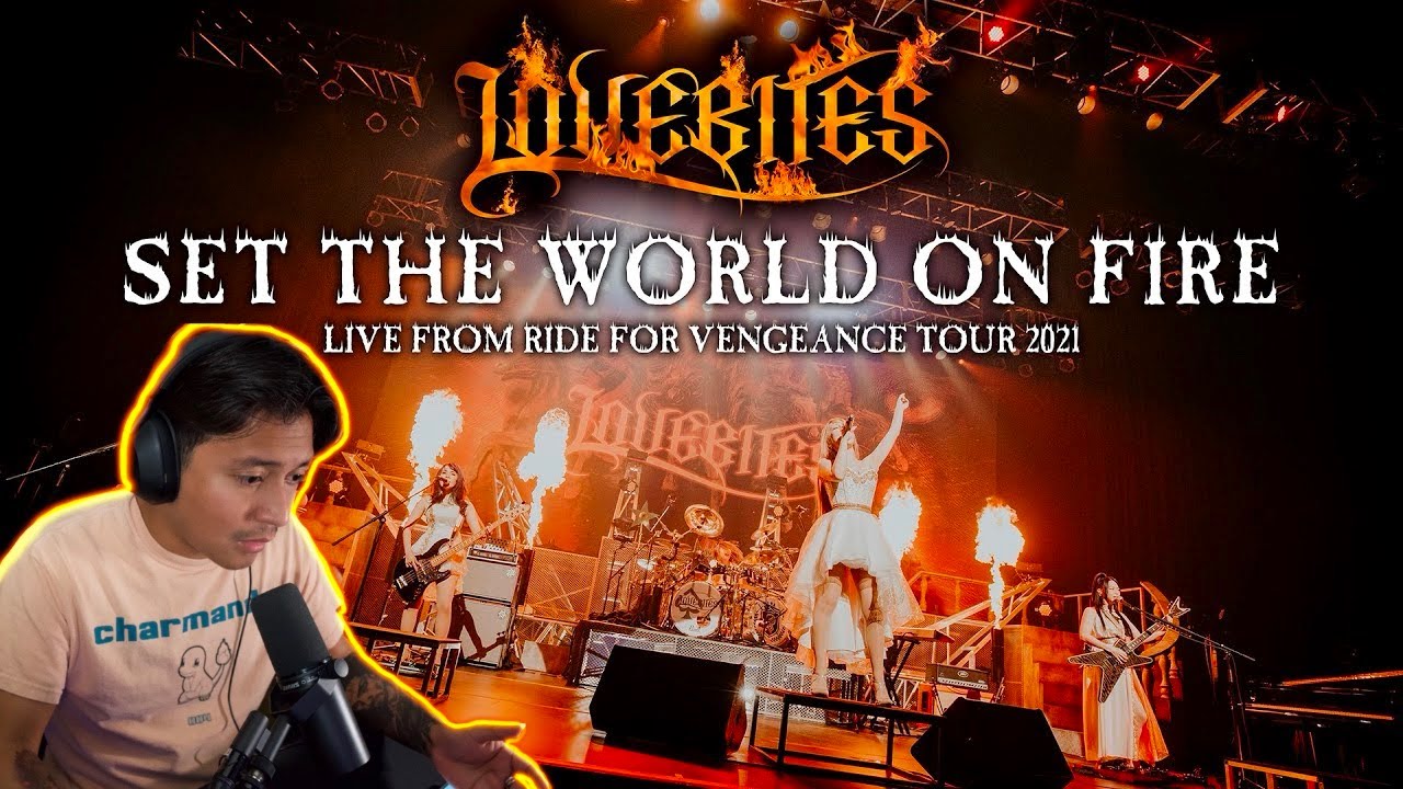 MY TURN TO LISTEN TO LOVEBITES / Set The World On Fire (Reaction)