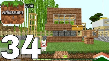 Minecraft: Pocket Edition | Sugarcane Farm | GamePlay Walkthrough Part 34 ( iOS, Android )