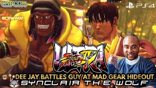 🚘🍔 ULTRA STREET FIGHTER IV (PS4): ✊🏽🪇DEE JAY (SCtheWolf) BATTLES GUY (CPU) AT MAD GEAR HIDEOUT